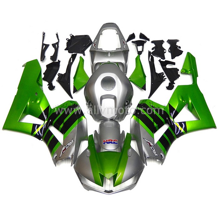 0106 Honda CBR600RR F5 13 14 15 2013 - 2015 Silver Green 0106 Honda CBR600RR F5 13 14 15 2013 - 2015 Silver Green